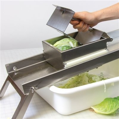 Professional Mandoline Slicer - Stainless Steel Cabbage Shredder & Vegetable Chopper for Kitchen | Perfect for Salads, Coleslaw, Meal Prep & Restaurant Use
