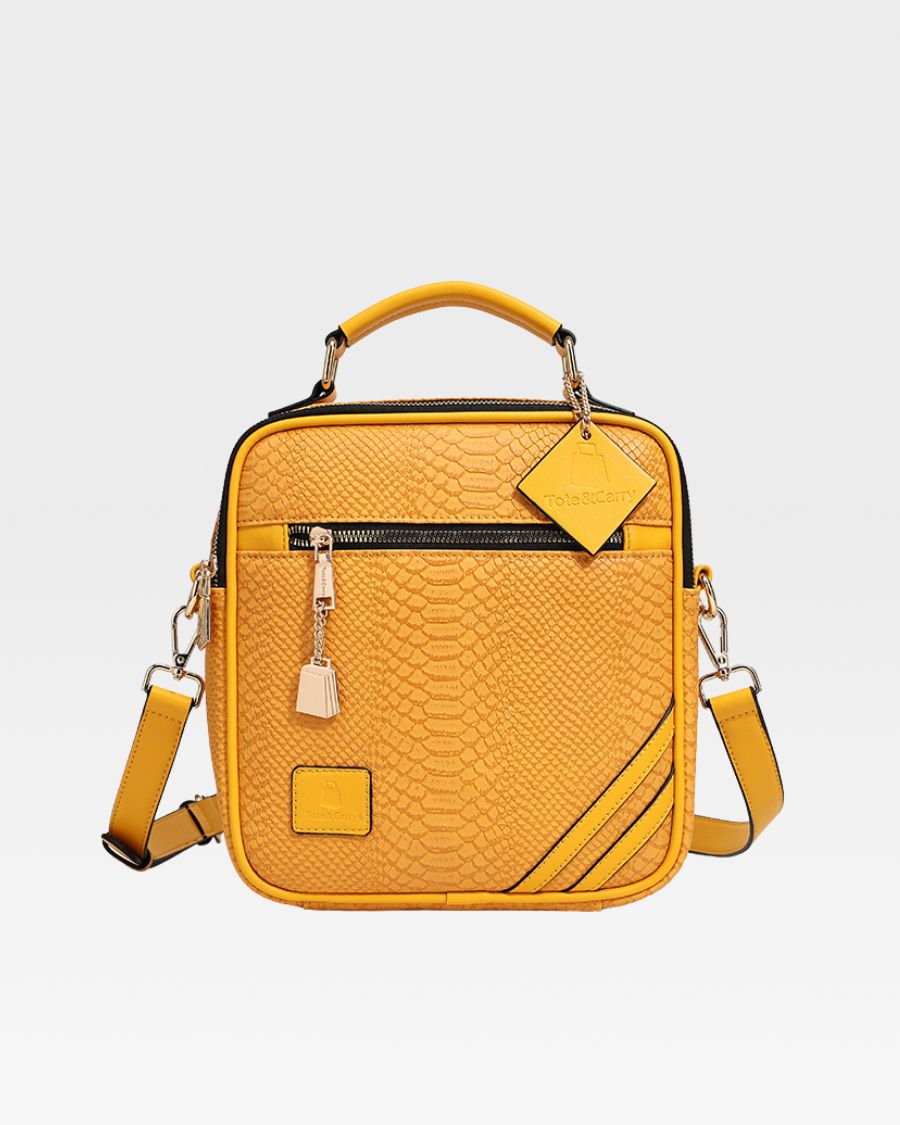 Apollo 1 Mustard Yellow Bread Bag - Reusable Cotton Canvas Lunch Tote for Picnics, Groceries & Farmers Market Shopping