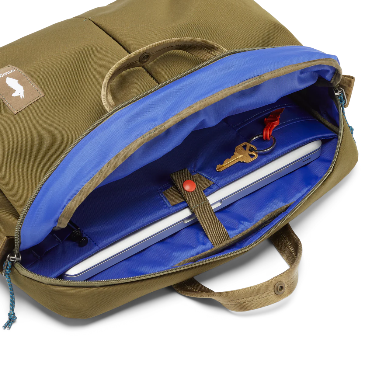Cotopaxi Mente 15L Messenger Bag - Waterproof & Durable Everyday Carry Bag for Work, Travel & Outdoor Adventures - Live Oak Color