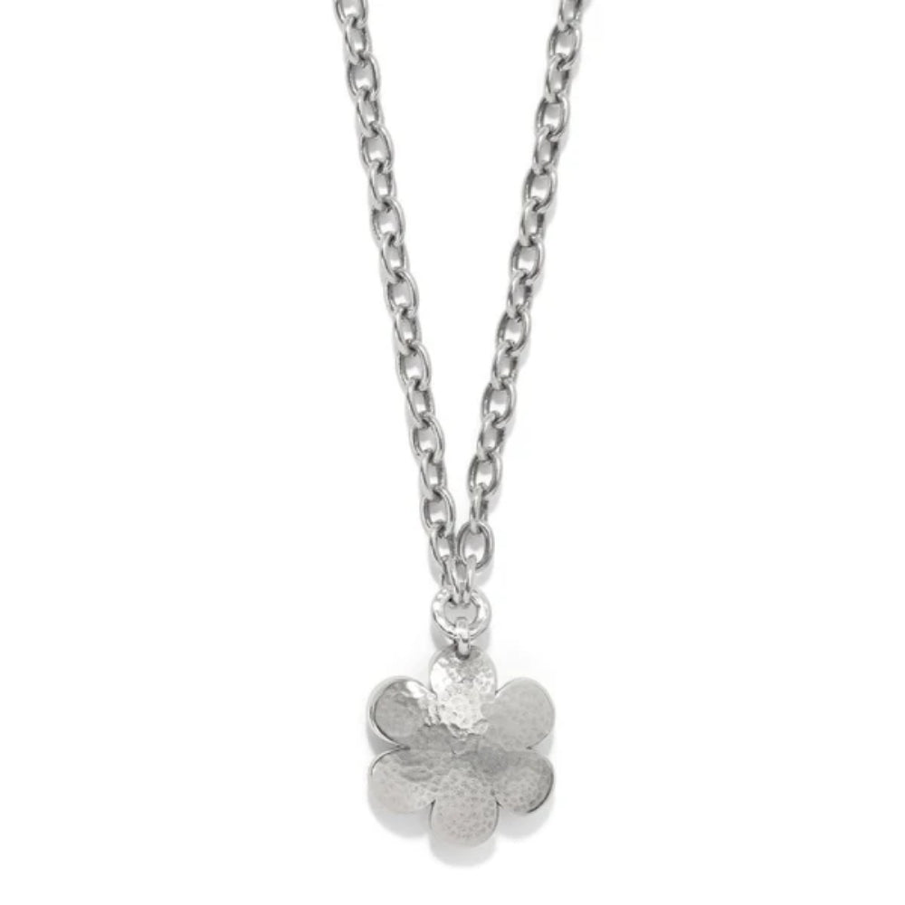 Brighton Metal Petal Pendant Necklace for Women - Elegant Floral Jewelry Gift for Her - Perfect for Valentine's Day, Anniversary & Special Occasions