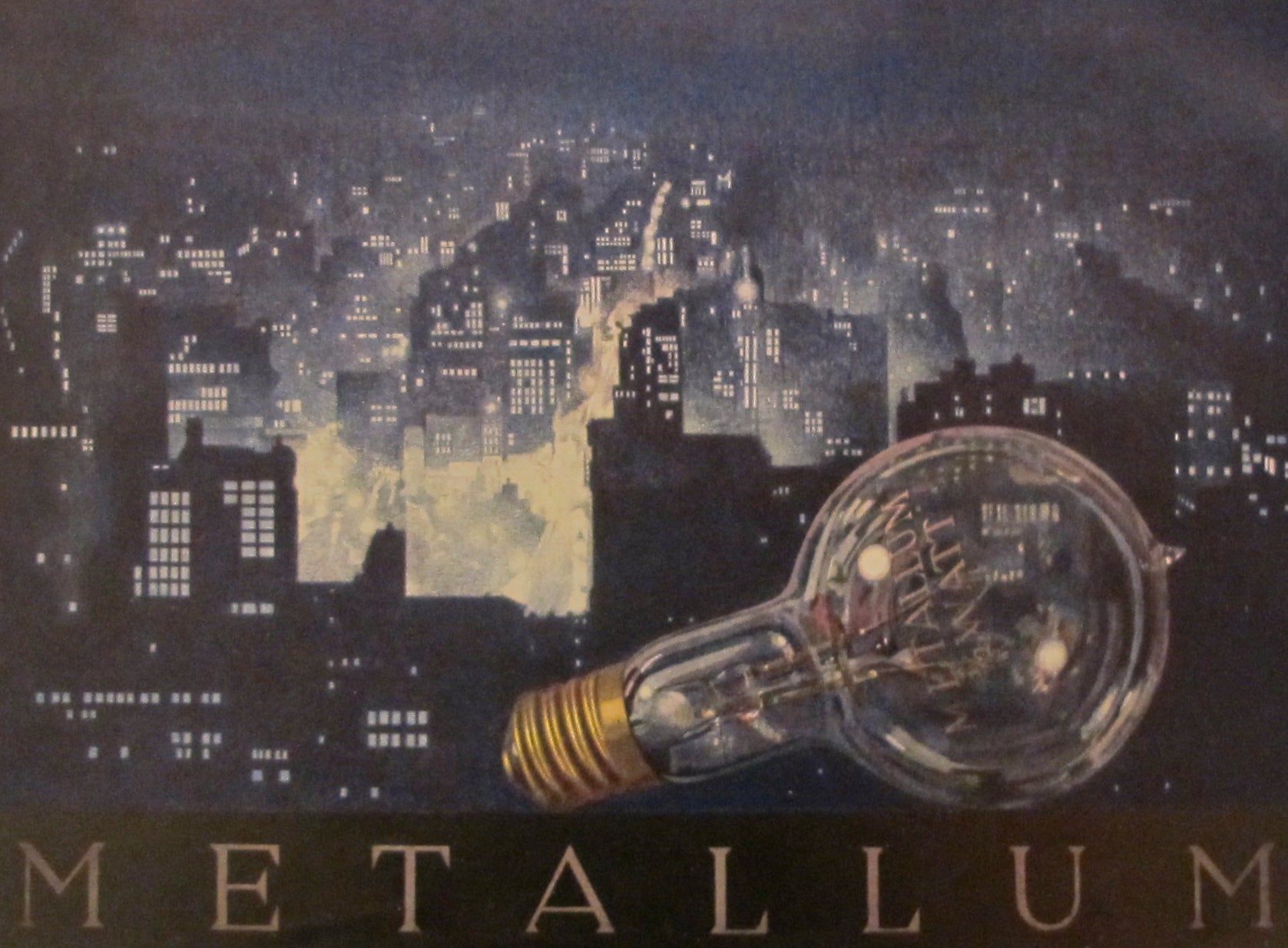 1923 Austrian Art Deco Framed Poster - Metallum #1 - Vintage Wall Decor for Living Room, Office & Gallery
