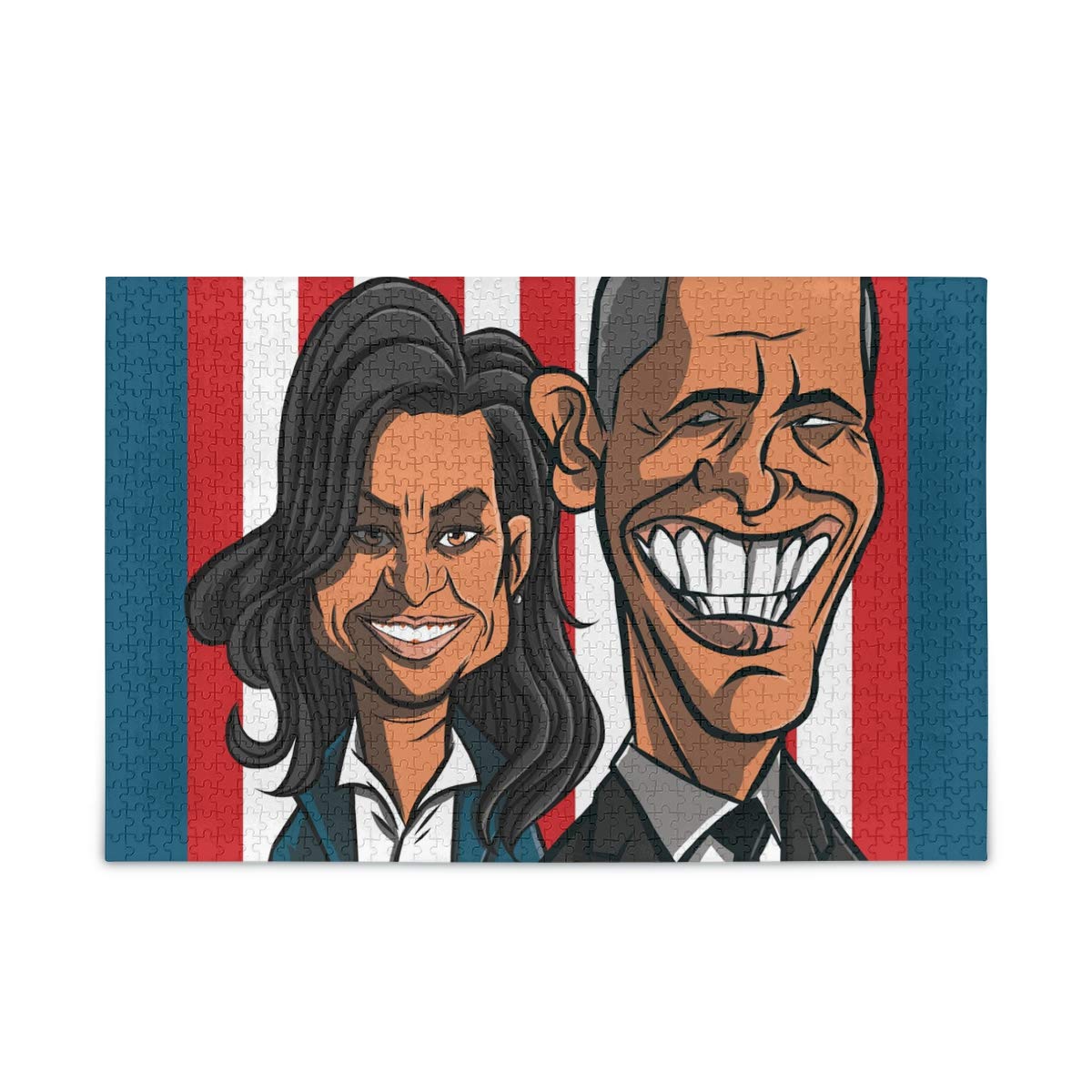 1000 Piece Jigsaw Puzzle for Adults & Kids - Challenging Obama Couple Puzzle, Fun Family Game & Home Decor | Perfect for Family Bonding, Brain Teaser & Living Room Wall Art
