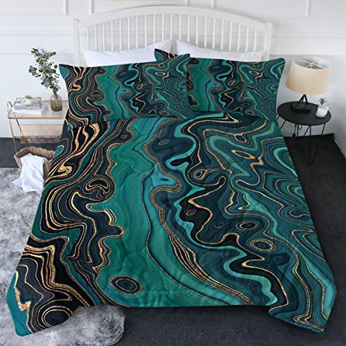 Gold Marble-green