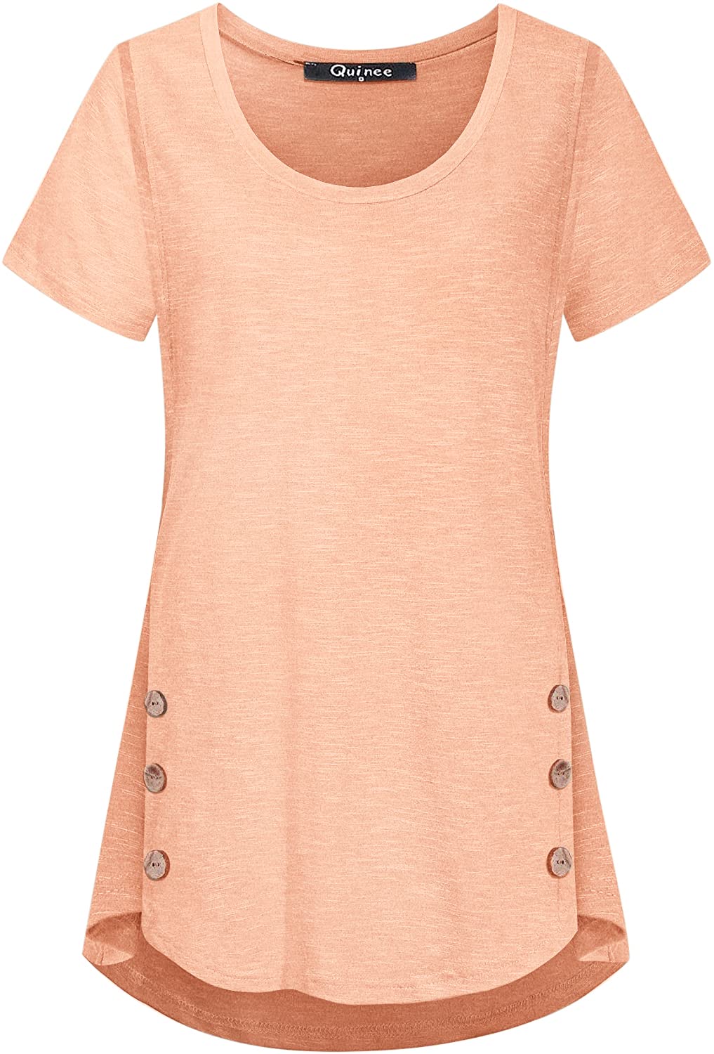 Quinee Women's Casual Button Down Nursing Top - Maternity Breastfeeding Shirt for Comfortable Nursing & Pumping | Perfect for Outfits, Work & Daily Wear