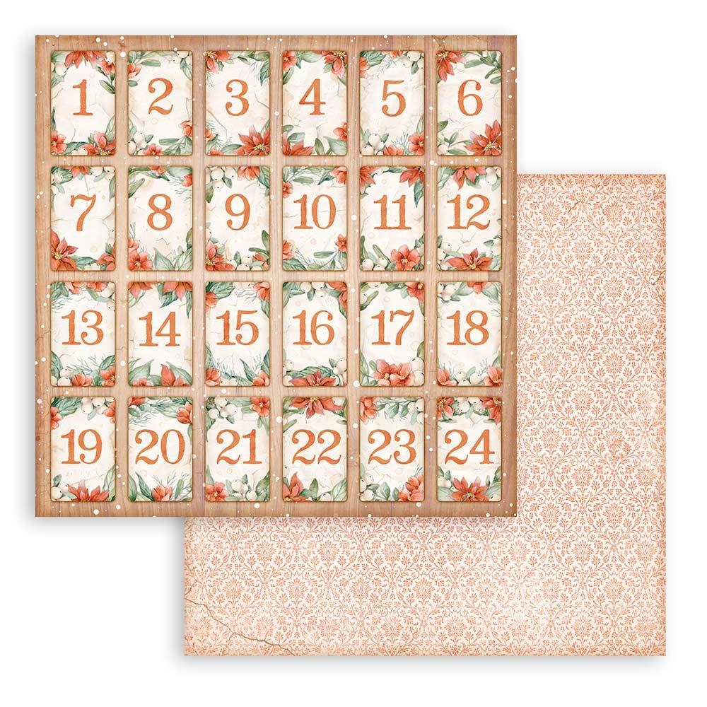 12x12 Christmas Scrapbook Paper Pad - 10 Sheets/Pkg for Holiday Cards, DIY Crafts & Gift Wrapping