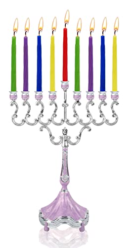 Silver & Purple