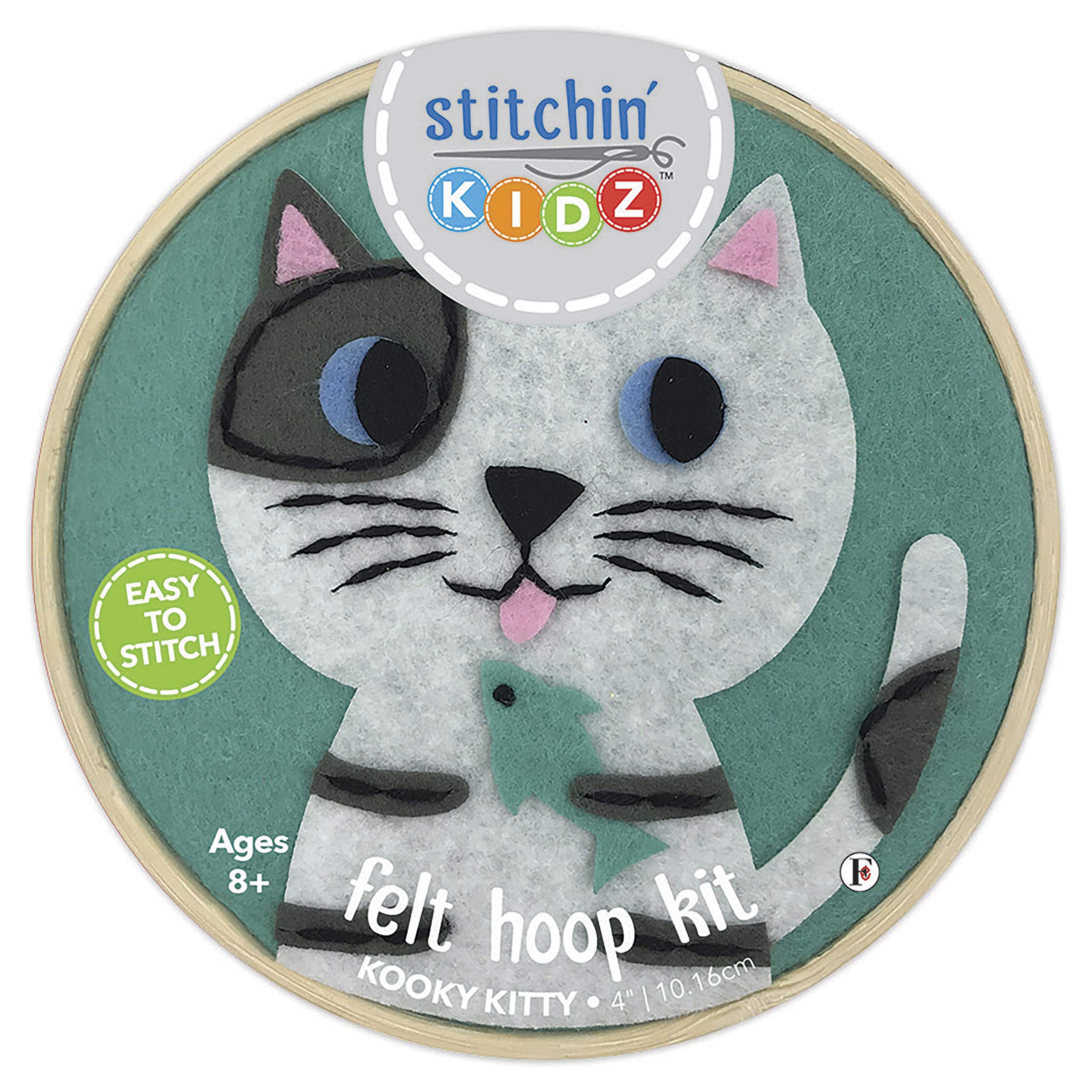 Felt Hoops Cat Toy - Fabric Play for Kittens