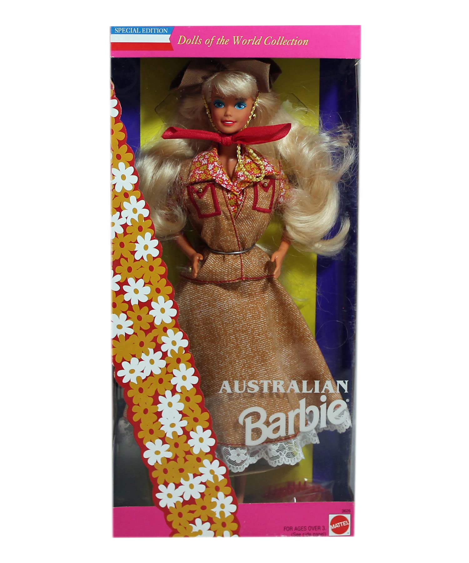 Australian Barbie Doll - Dolls of the World Collection | Authentic Australian Outfit & Accessories | Perfect for Collectors, Gifts & Cultural Play