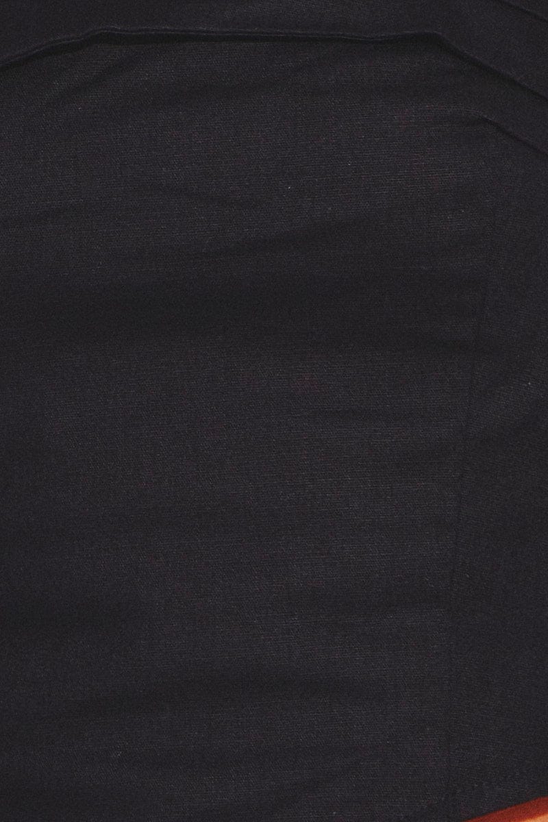 Black Corset Bandeau Top - Strapless Crop Top with Shirred Back Detail for Women | Perfect for Clubwear, Date Night & Summer Outfits