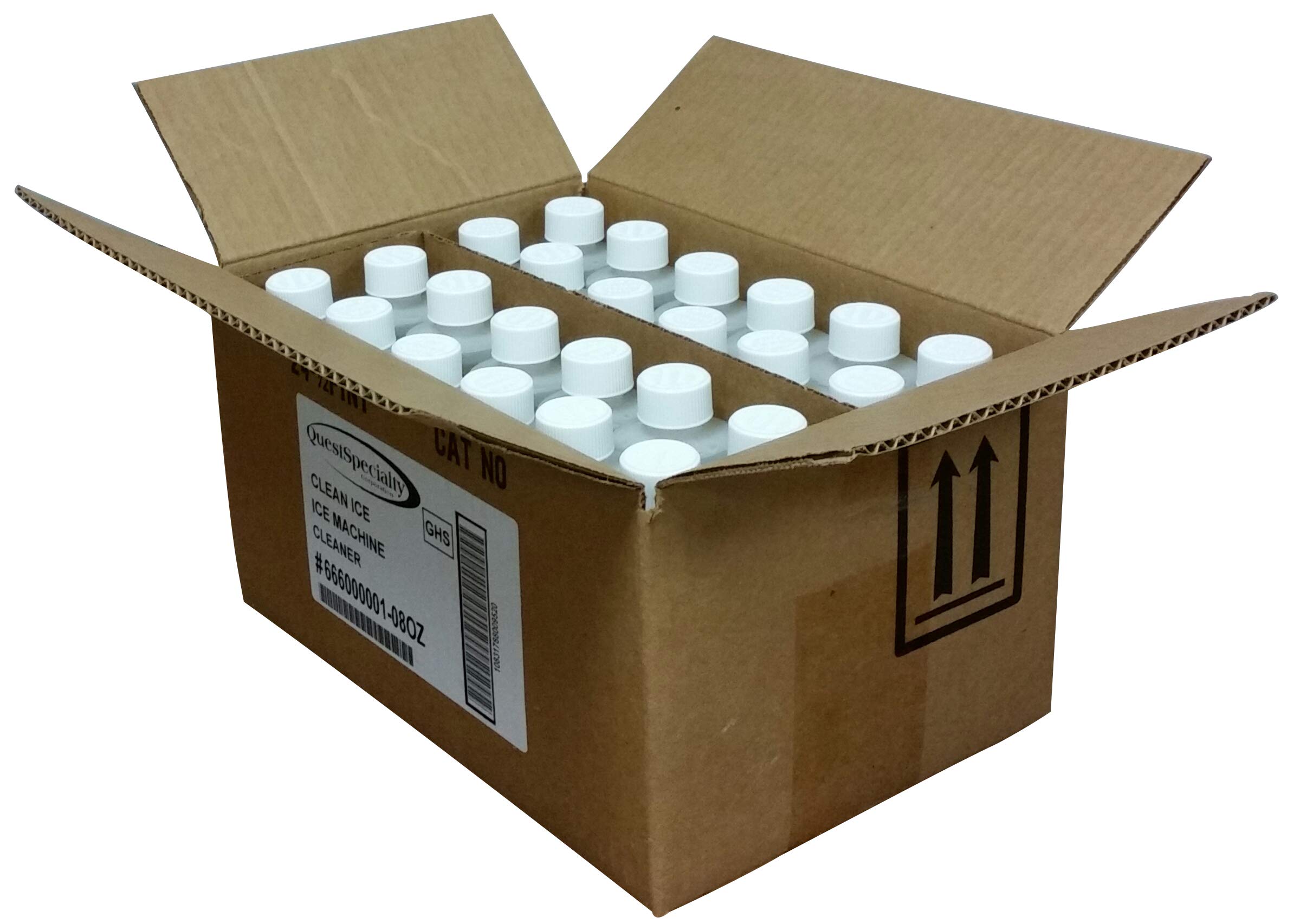 CLEAN ICE Ice Machine Cleaner - 24 Pack (8oz Each) | Professional Descaling Solution for Commercial & Home Ice Makers | Perfect for Restaurants, Bars, and Household Use