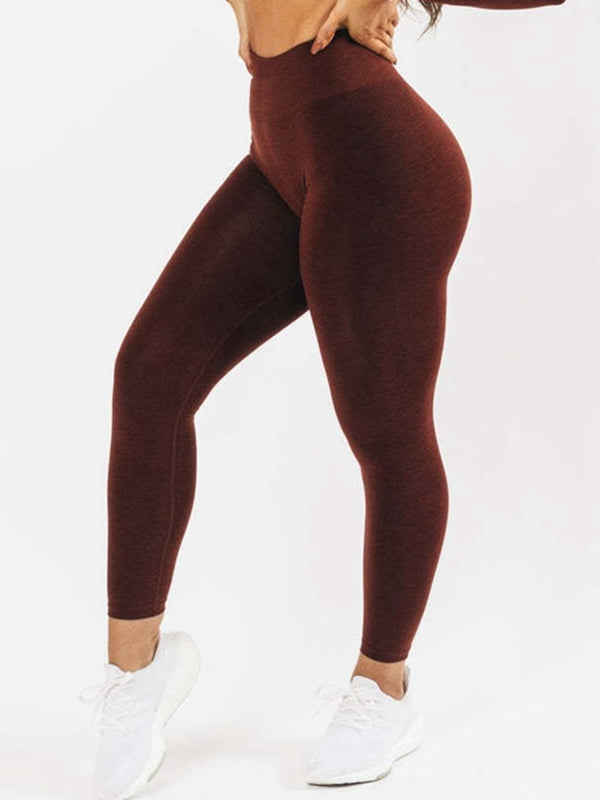 ZASUWA Women's High Waisted Scrunch Butt Lifting Leggings - Quick Dry, Seamless Workout Yoga Pants for Running, Gym & Lounge Wear