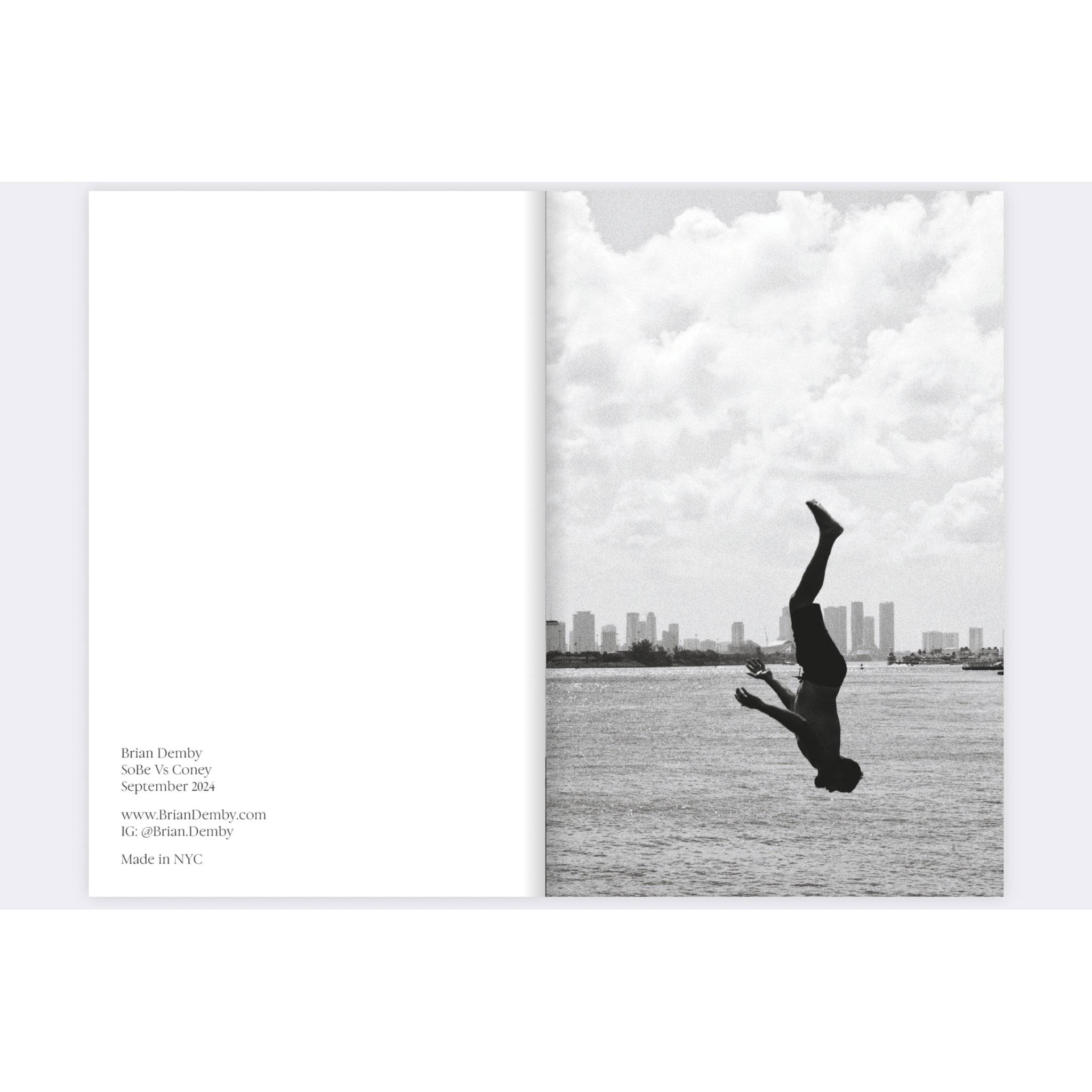 Brian Demby: SoBe Vs. Coney 2nd Edition 2024 - Signed Collectible Art Book | Limited Edition Miami vs Brooklyn Street Art | Perfect for Art Collectors & Urban Culture Enthusiasts
