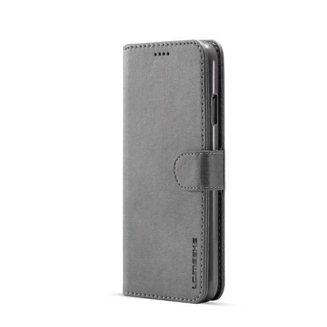 Premium Genuine Leather iPhone Wallet Flip Case - Slim & Protective with Card Slots - Perfect for Everyday Use, Travel & Business