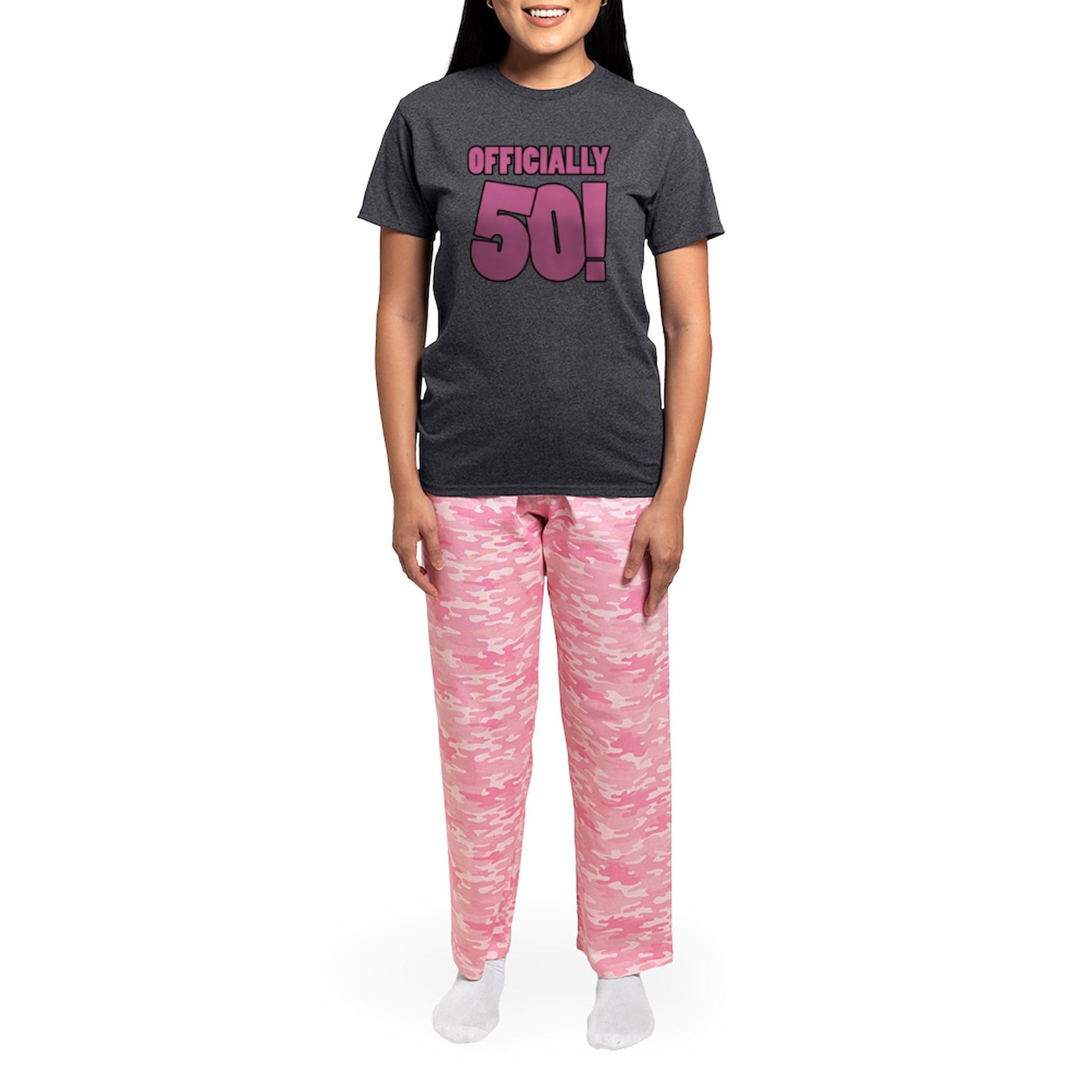 50th Birthday Pajamas for Women - Funny & Novelty Charcoal Lounge Set - Perfect for Birthday Gifts, Sleepovers & Relaxing at Home