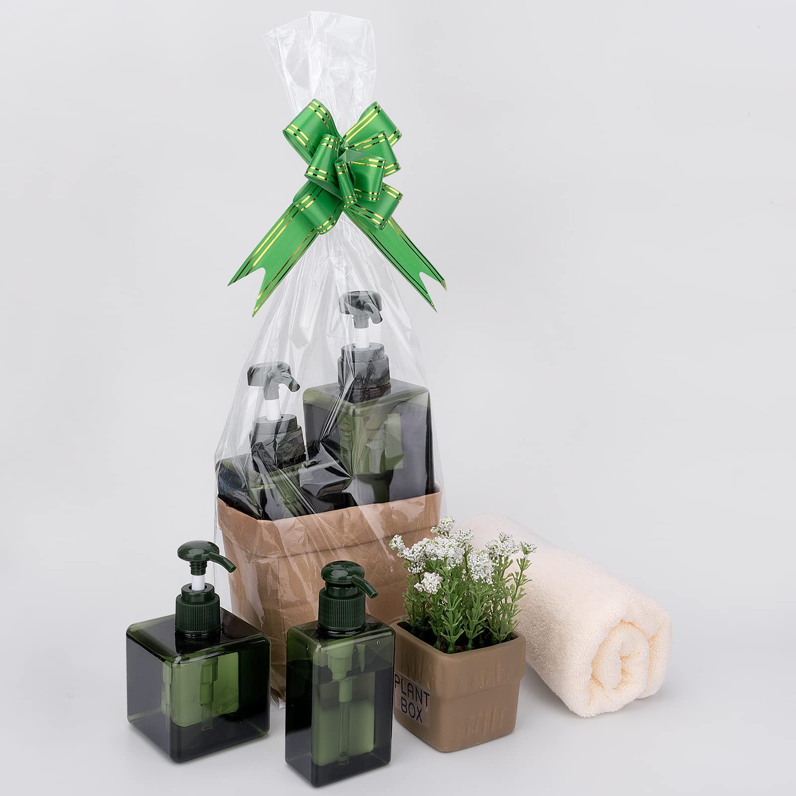 Awpeye 25-Pack Clear Cellophane Gift Bags - 2 Mil Thick Wide Opening for Mugs, Wine Bottles & Small Baskets | Perfect for Party Favors, Wedding Gifts & Retail Packaging