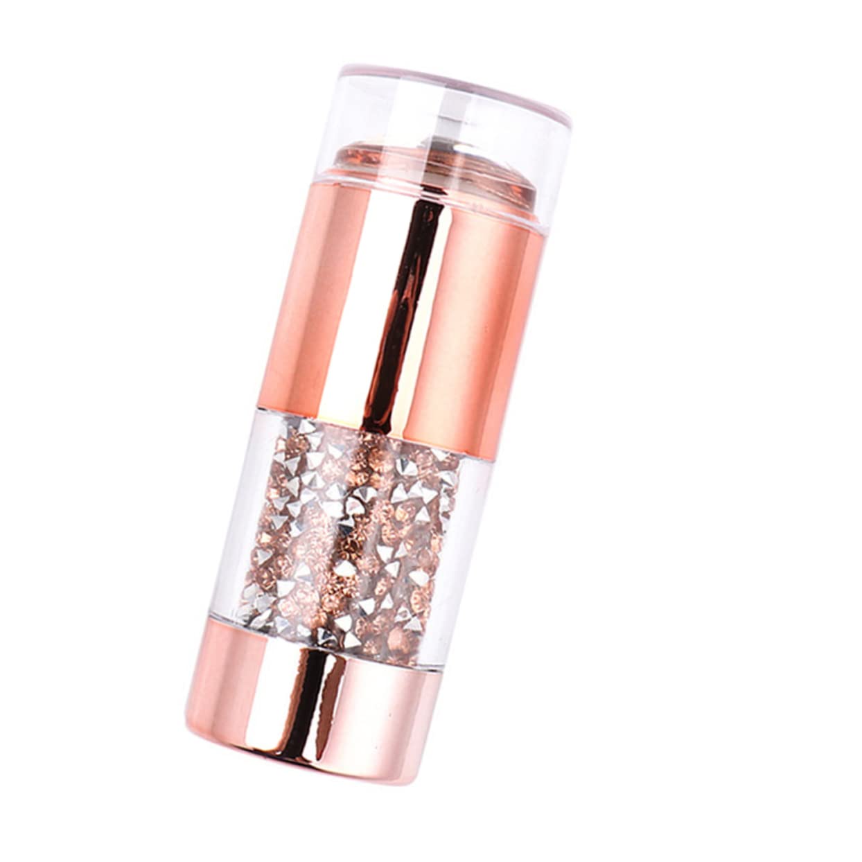 Minkissy Double-Headed Silicone Diamond Seal Nail Art Stamping Tool Kit - Professional Nail Decorating Supplies for Creative Manicures & Salon Use - Perfect for DIY Nail Designs, Gel Polish Stamping, and 3D Nail Art