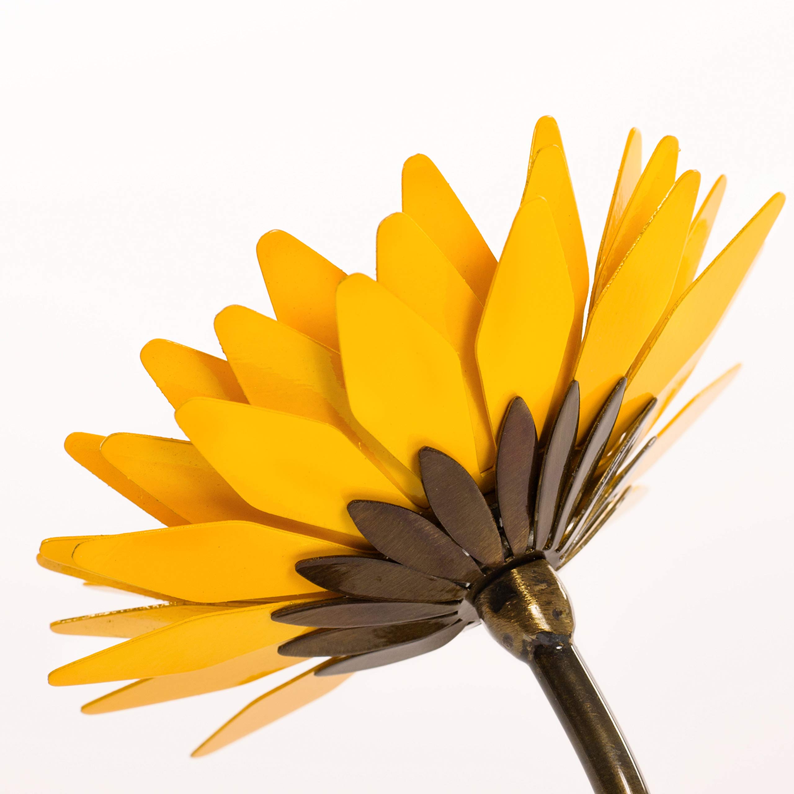 Hand-Forged Wrought Iron Sunflower Wall Decor - Unique 1st Anniversary Gift for Couples - Perfect for Home, Garden & Wedding Decorations