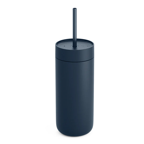 Fellow Carter Cold Mug - 16oz Vacuum Insulated Stainless Steel Tumbler with Lid, Keeps Drinks Cold for 24 Hours - Perfect for Iced Coffee, Smoothies & Outdoor Activities