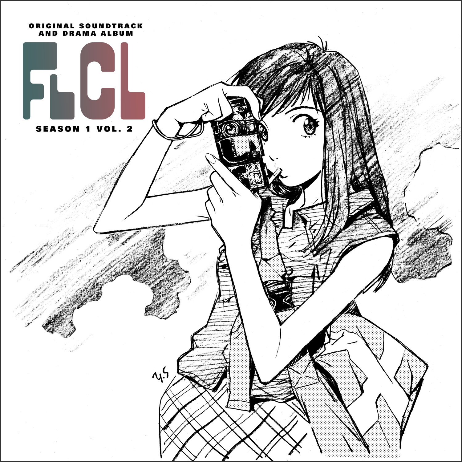 FLCL Season 1 Vol. 2 Original Soundtrack & Drama Album 2xLP Vinyl Record - Perfect for Anime Collectors & Music Enthusiasts