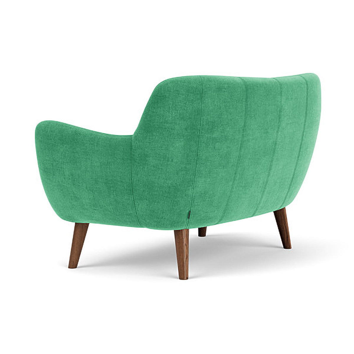 Herman Fabric 2 Seater Sofa - Modern Living Room Couch for Small Spaces, Apartment & Home Decor - Comfortable Loveseat with Soft Upholstery for Relaxing, Entertaining & Cozy Lounging
