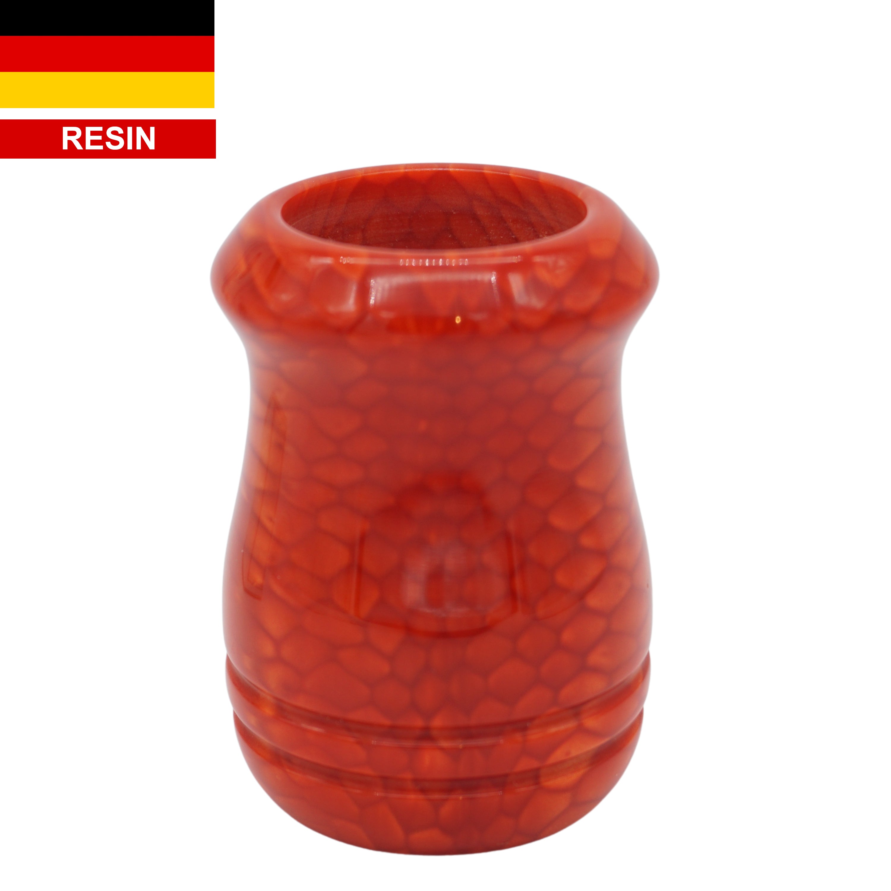 Premium Red Snakeskin Handcrafted Shaving Brush Handle - Fits 24mm & 26mm Knots - Perfect for Wet Shaving & Grooming Gifts for Men