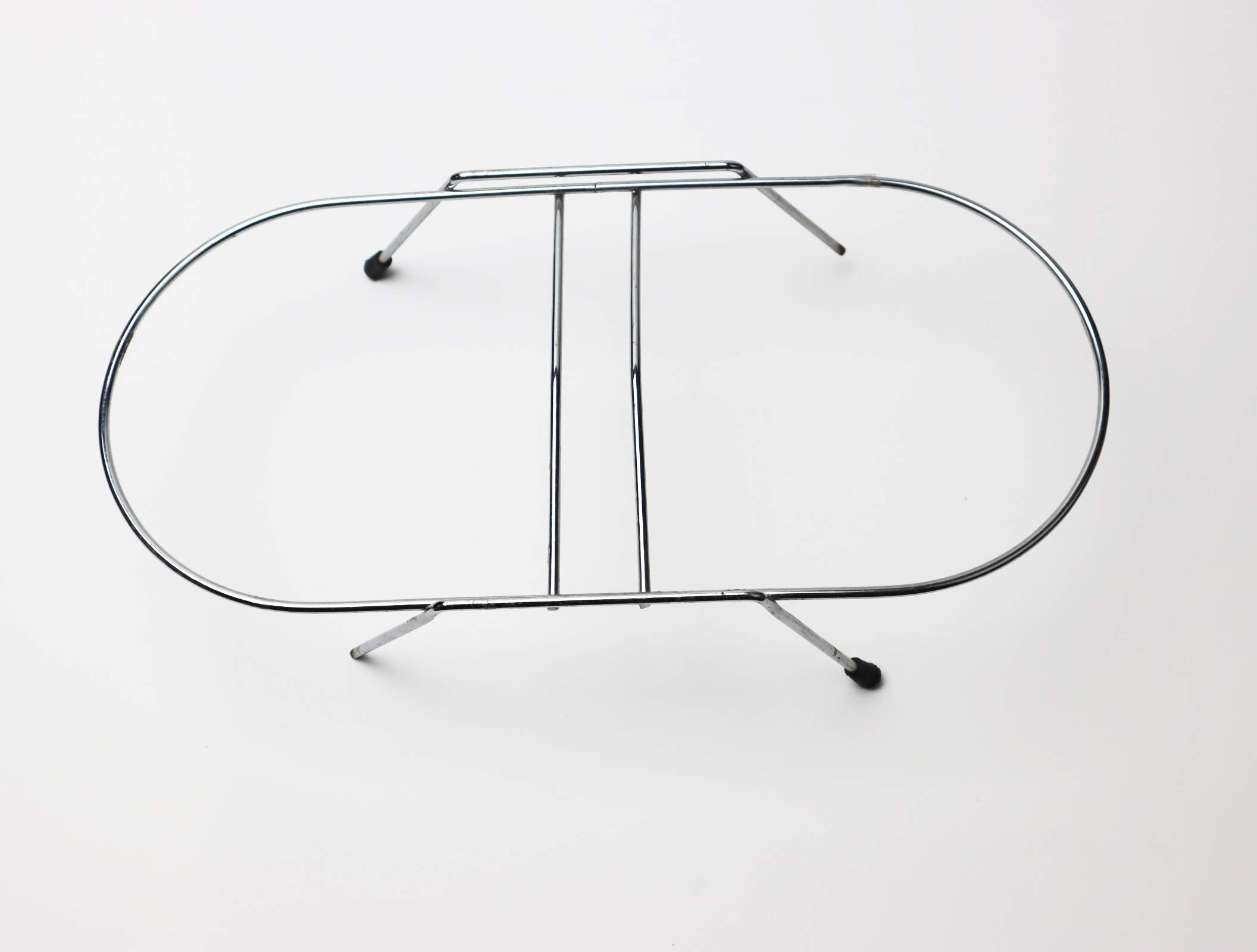 Stainless Steel Bowl Holder - Double Bowl Stand for Kitchen, Dining, or Camping Use - Durable & Rust-Proof (Holder Only)