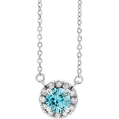 Elegant Solitaire CZ Cubic Zirconia & Diamond Charm Pendant Necklace for Women | 925 Sterling Silver Chain | Perfect for Weddings, Anniversaries & Special Occasions
