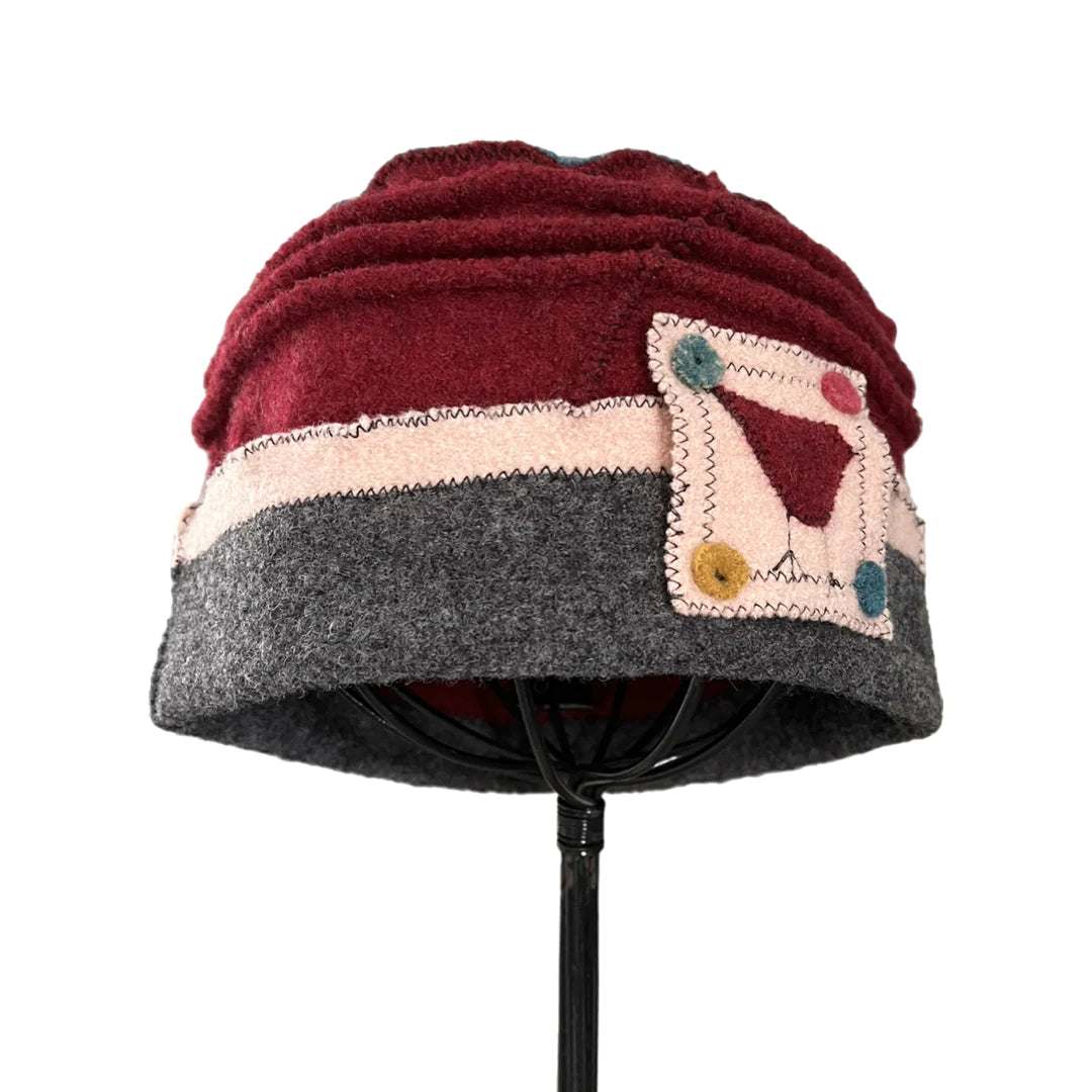 100% Wool Hat for Men & Women - Warm Winter Beanie with Assorted Designs - Perfect for Skiing, Hiking, and Cold Weather Outdoor Activities