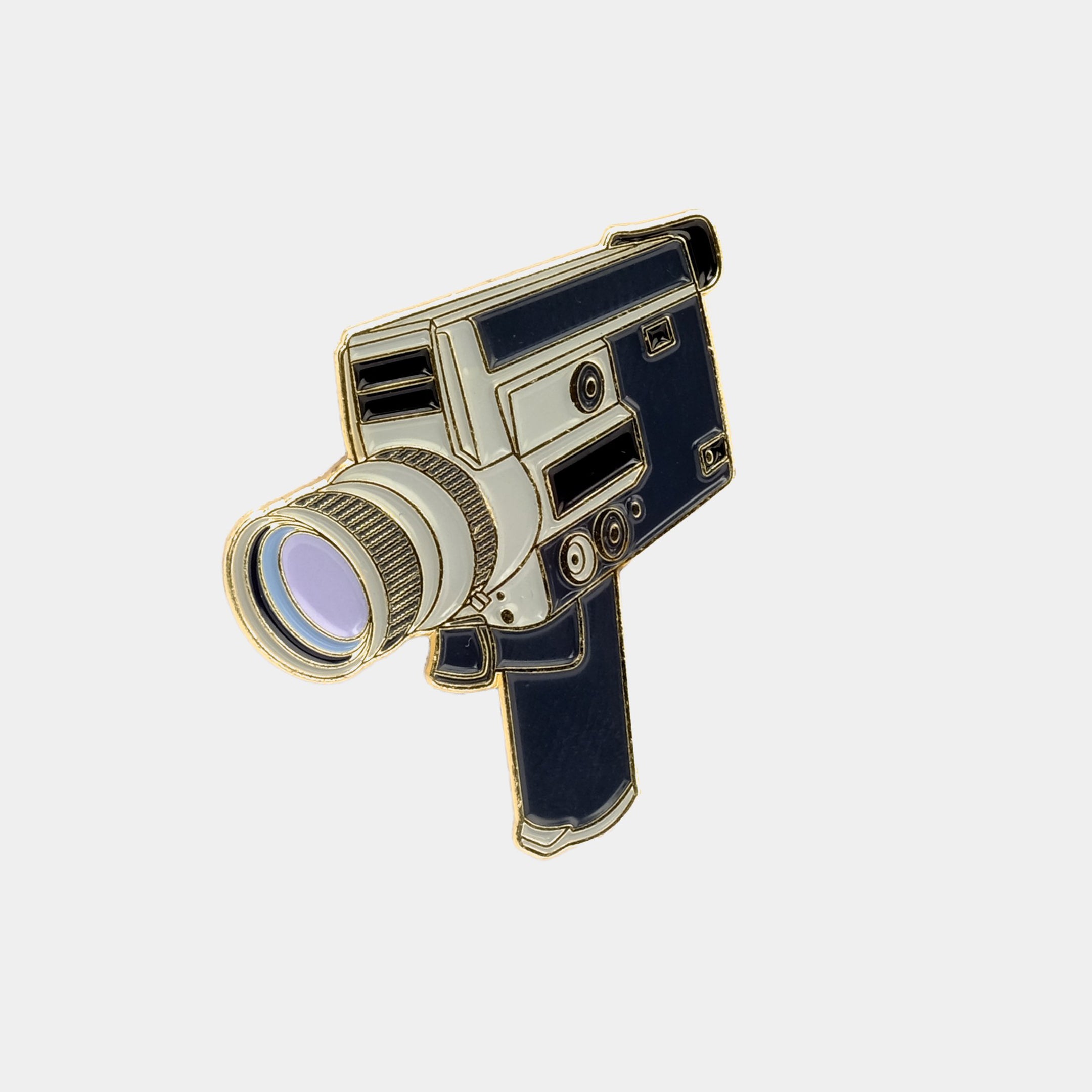 Canon Super 8mm Vintage Camera Enamel Pin - Retro Photography Collectible for Film Enthusiasts & Camera Lovers - Perfect for Jackets, Bags, Hats & Gifts