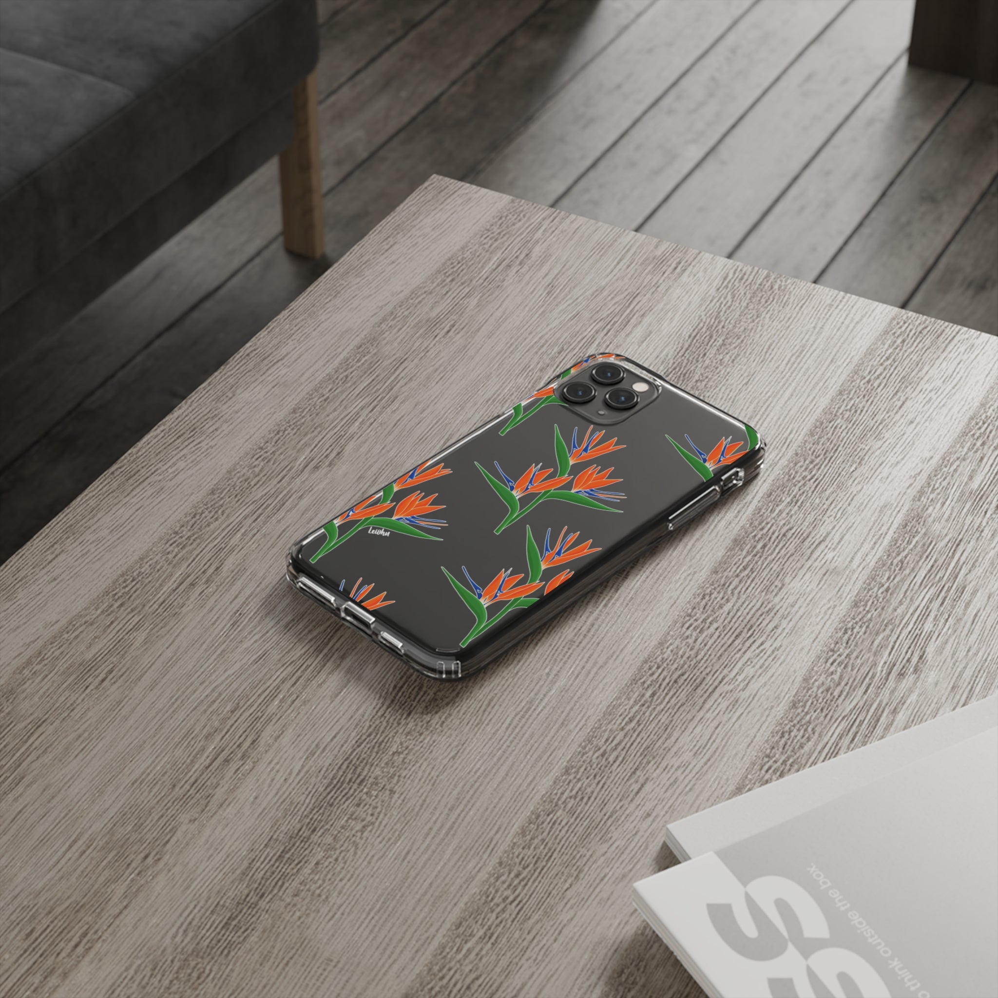 Bird of Paradise Clear Phone Case - Durable Protective Cover for iPhone & Samsung - Perfect for Nature Lovers & Tropical Style