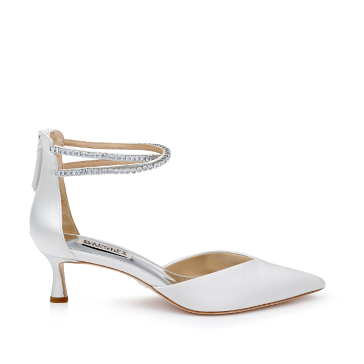 Badgley Mischka Women's Lilibeth White Heels - Elegant Wedding & Evening Party Shoes for Brides, Prom & Special Occasions