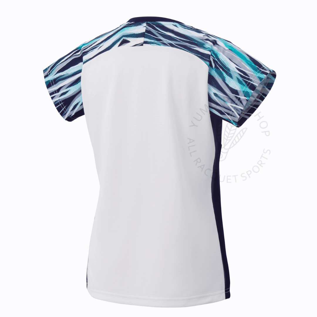 Yonex 20636 Women's Crew Neck Tennis Shirt - Breathable Moisture-Wicking Performance Top for Women [Black] - Perfect for Tennis, Gym & Casual Wear