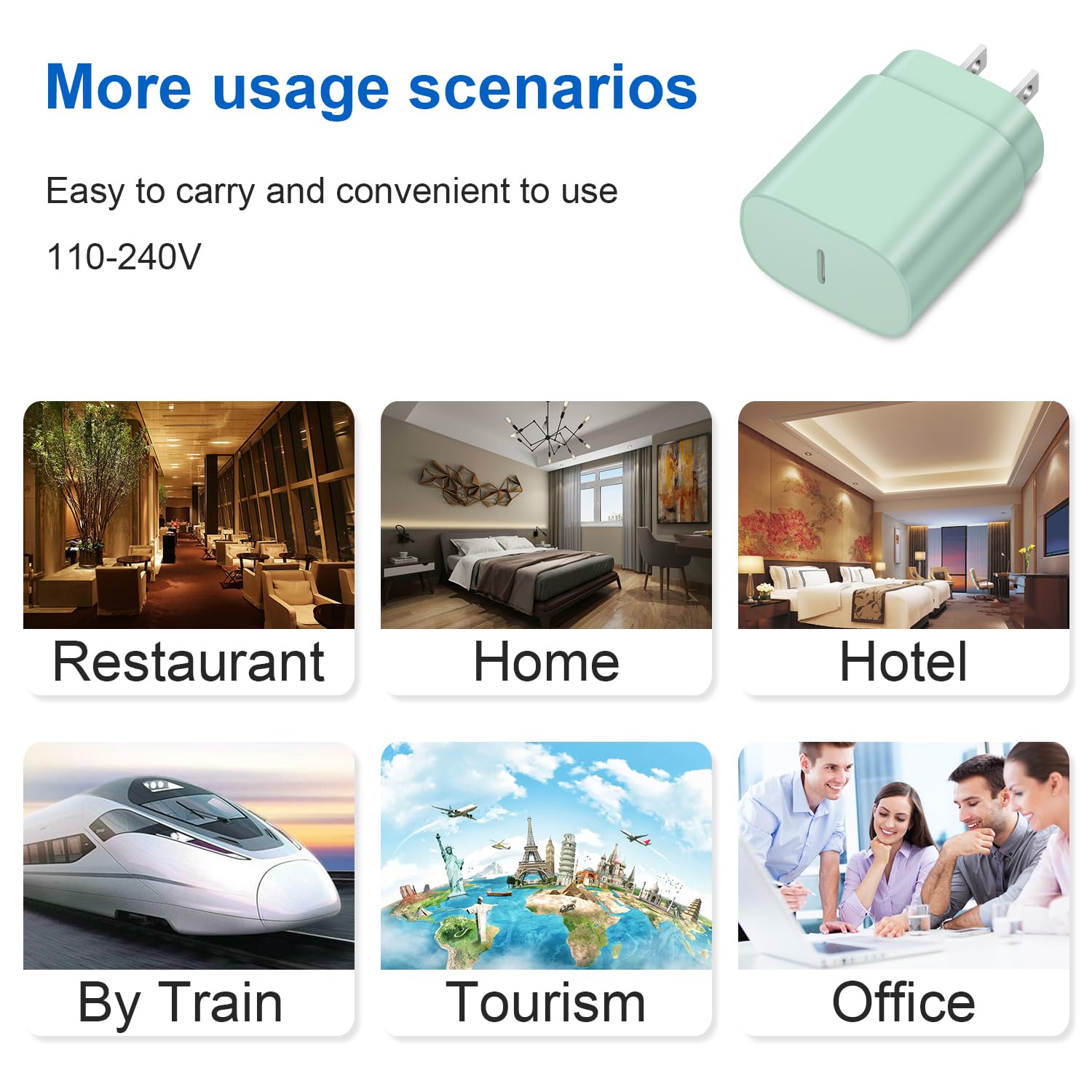 25W USB C Fast Charger with 6ft USB C to C Cable - Super Fast Wall Charger for Galaxy S24/S23/S22/S21/S20 Ultra/S10/S9 & Note 20/10/9 - Perfect for Home, Office & Travel Charging