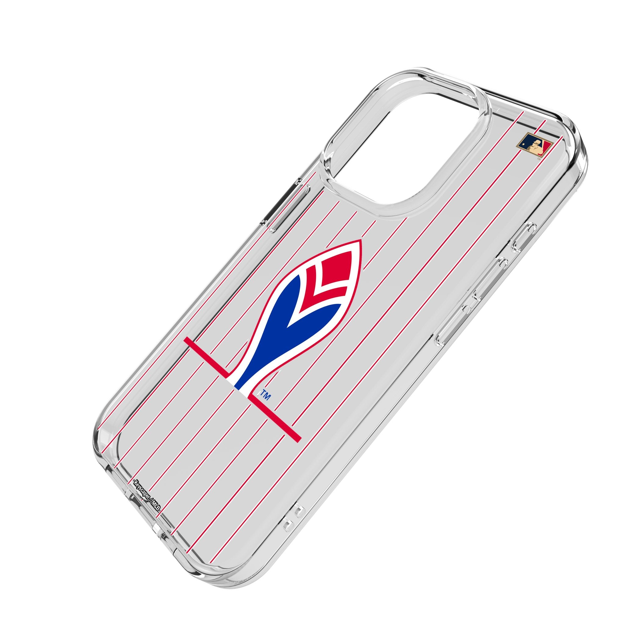 Atlanta Braves 1972-1975 Cooperstown Collection Pinstripe Clear Phone Case for iPhone - Perfect for Baseball Fans & Game Day Protection