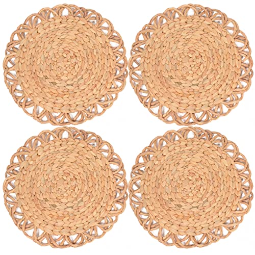 Flower Placemats 13.4in Set 4