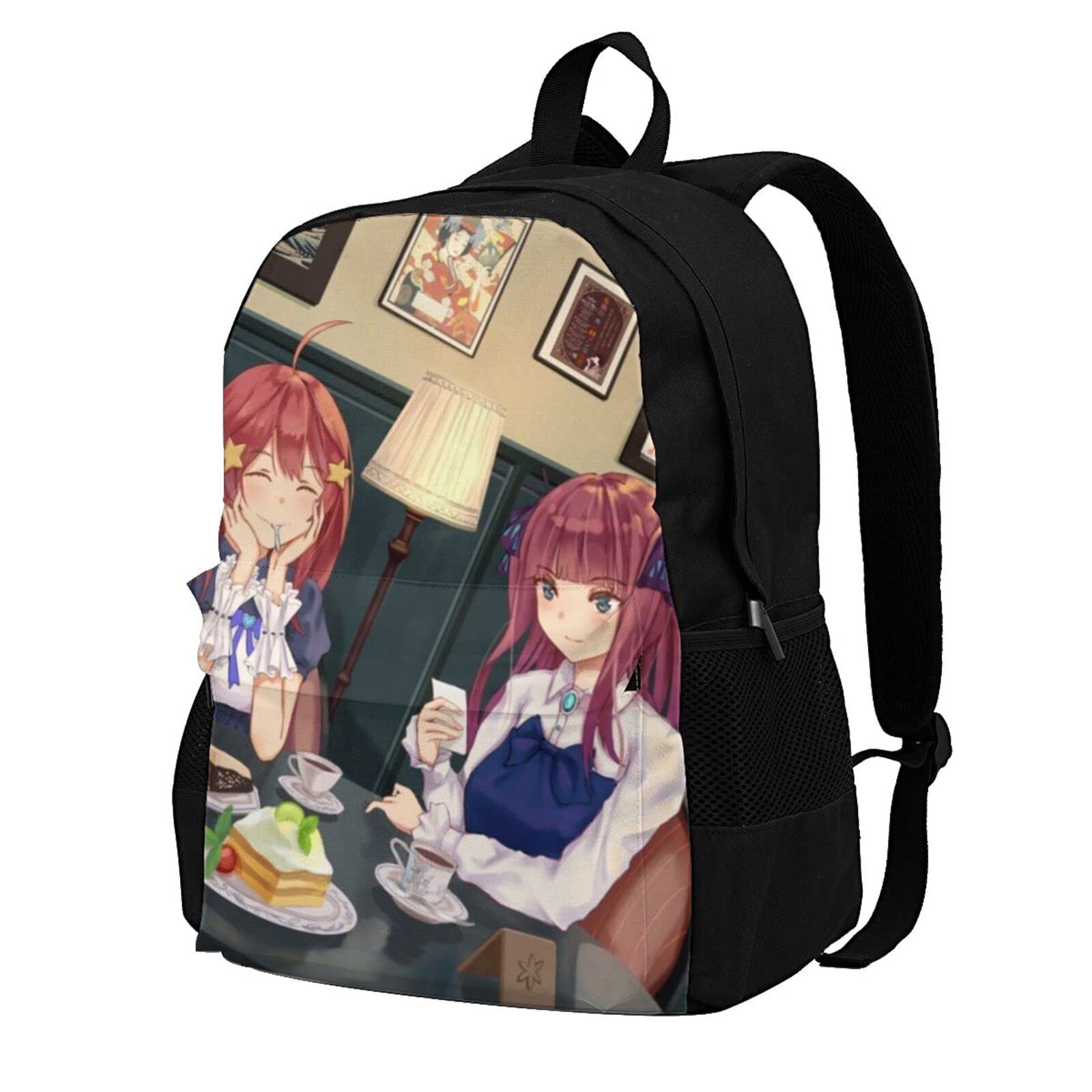 The Quintessential Quintuplets Unisex Casual Travel Backpack - Lightweight Laptop Bag Fits 15 Inch Notebook, Perfect for College, Work Commute & Weekend Getaways