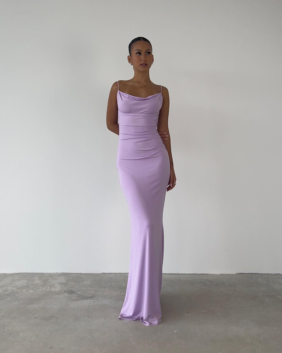 Elegant Lilac Sheath Evening Gown | Long Prom Dress J2980 for Formal Events & Special Occasions