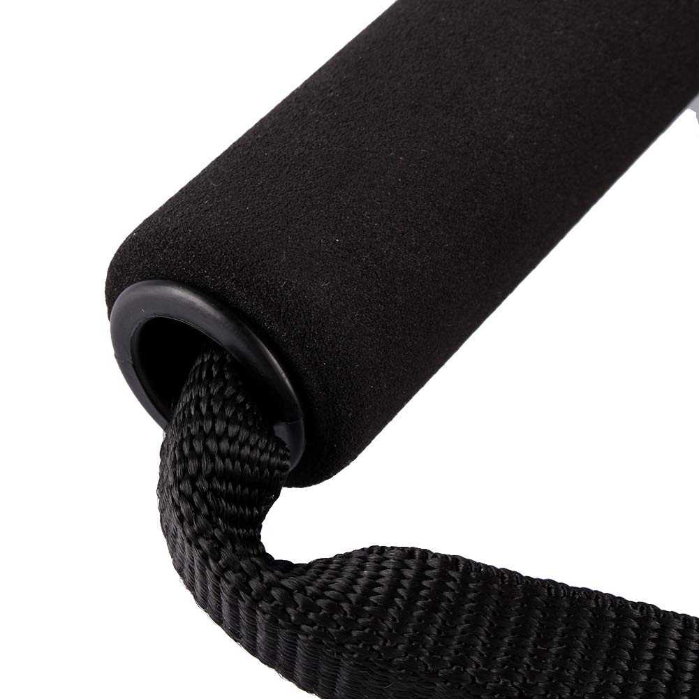 Heavy Duty Foam Exercise Handles for Resistance Bands - Home Gym Workout Equipment with Screw Thread for Cable Machine, Triceps Rope & Strength Training - Perfect for Pull Exercises, Crunches & Weight Lifting at Home or Commercial Gyms