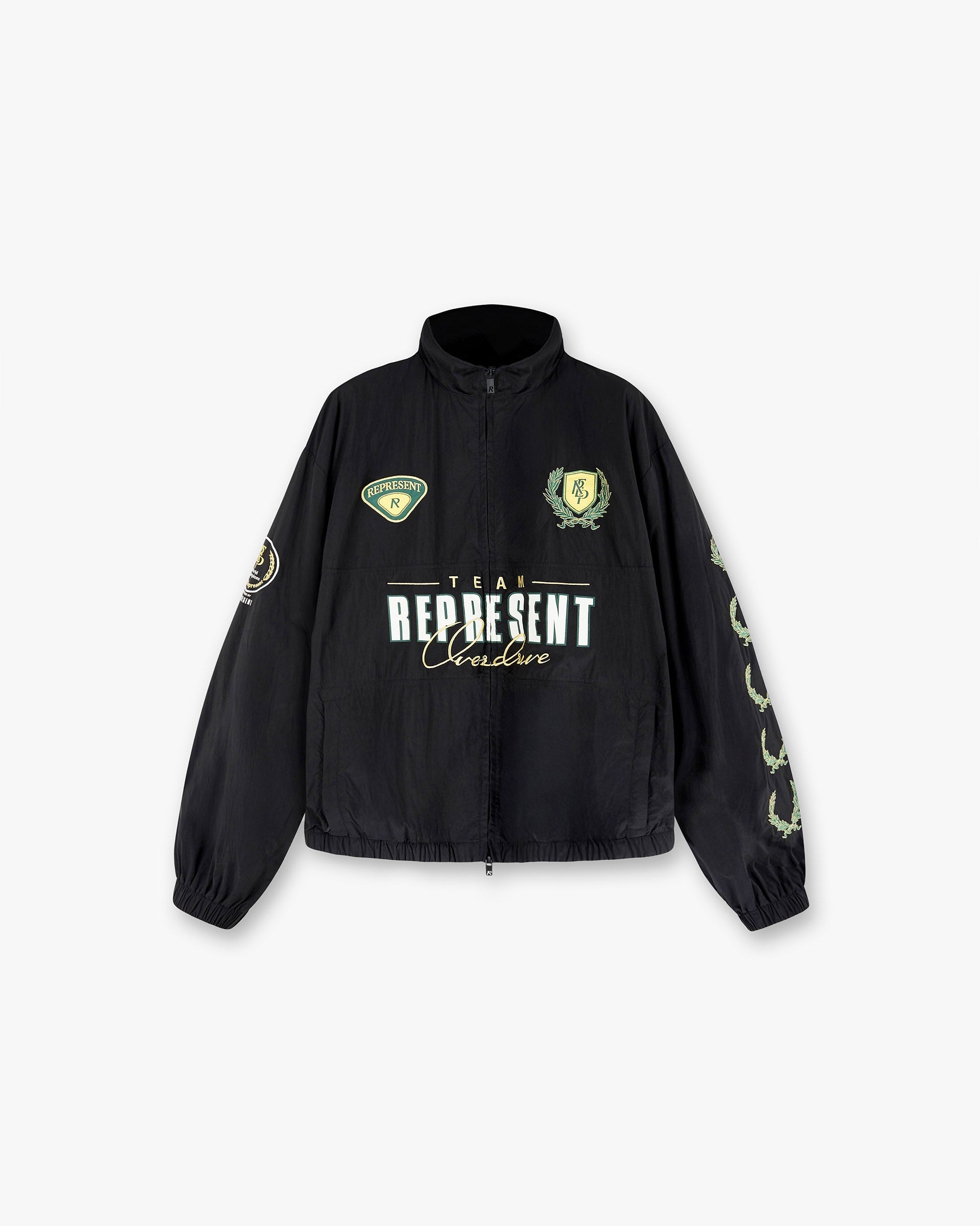 Championship Track Jacket - Premium Black Running Jacket for Men & Women | Perfect for Marathon Training, Gym Workouts & Outdoor Sports