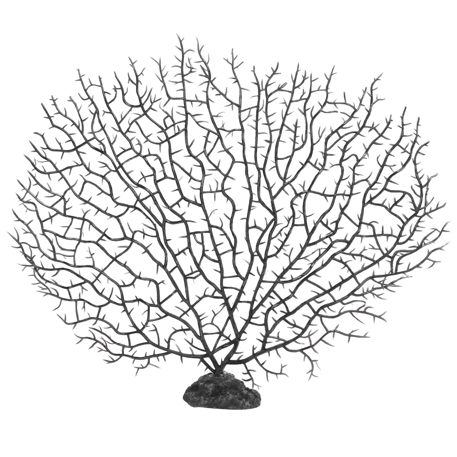 2 Pack Artificial Coral Plants for Aquarium - Lifelike Coral Tree Decorations for Fish Tank, Marine Landscape & Reef Simulation | Perfect for Saltwater & Freshwater Tanks, Home & Office Aquascaping