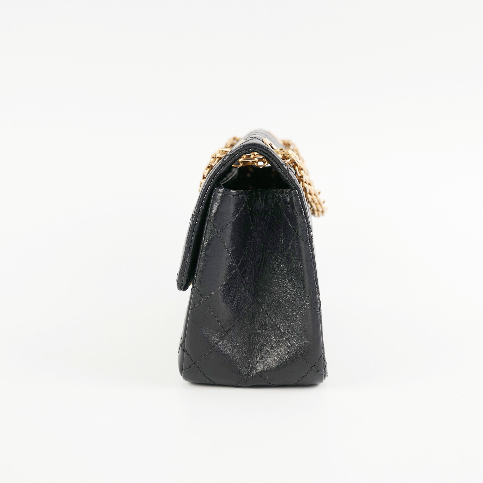Chanel Reissue Mini Black Leather Flap Bag - Classic Luxury Handbag for Women | Perfect for Evening Events, Parties & Special Occasions