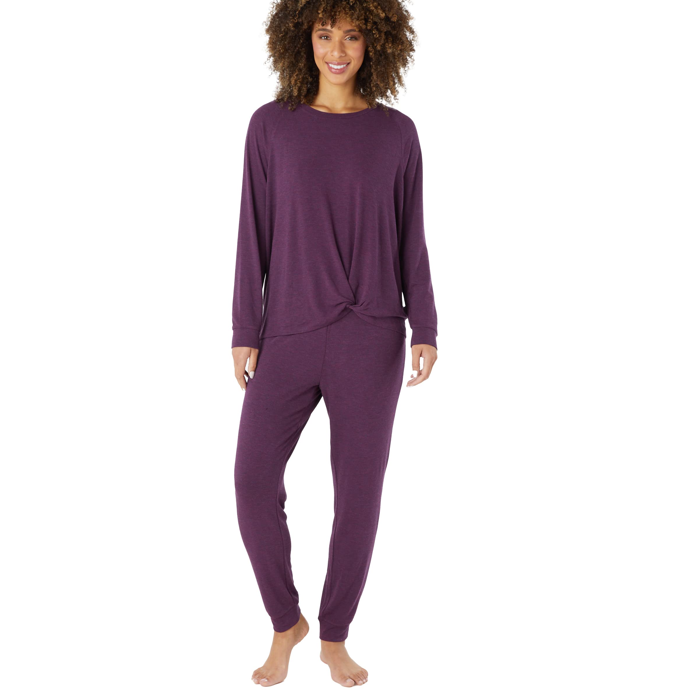 Eddie Bauer Women's Lounge Sets - Soft Long Sleeve Shirt & Jogger Pants Comfy Outfit | Perfect for Relaxing at Home, Yoga, and Casual Wear