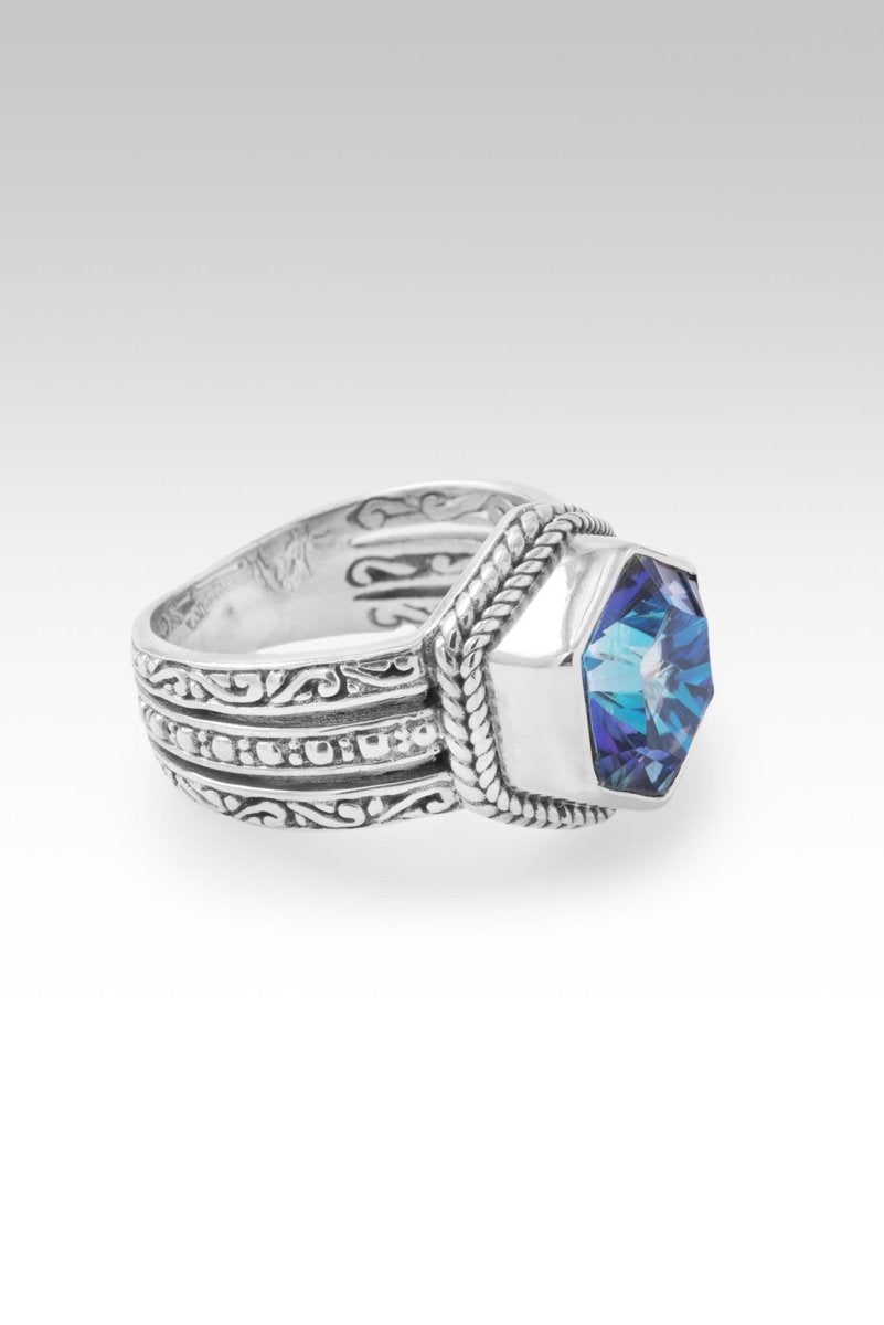Overflowing Grace Ring in Mystic Quartz for Good Luck - Elegant Jewelry for Women, Perfect Gift for Birthday, Anniversary & Special Occasions