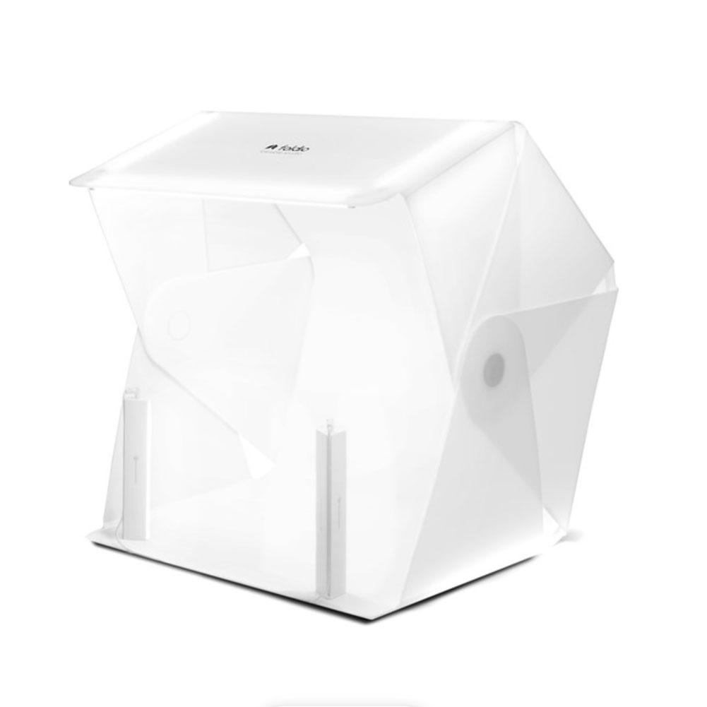 Foldio3 25 Inch Portable Photography Studio Light Box with LED Lights & 2 Backdrops - Perfect for Product Photography, Jewelry, Small Items & Ecommerce Listings