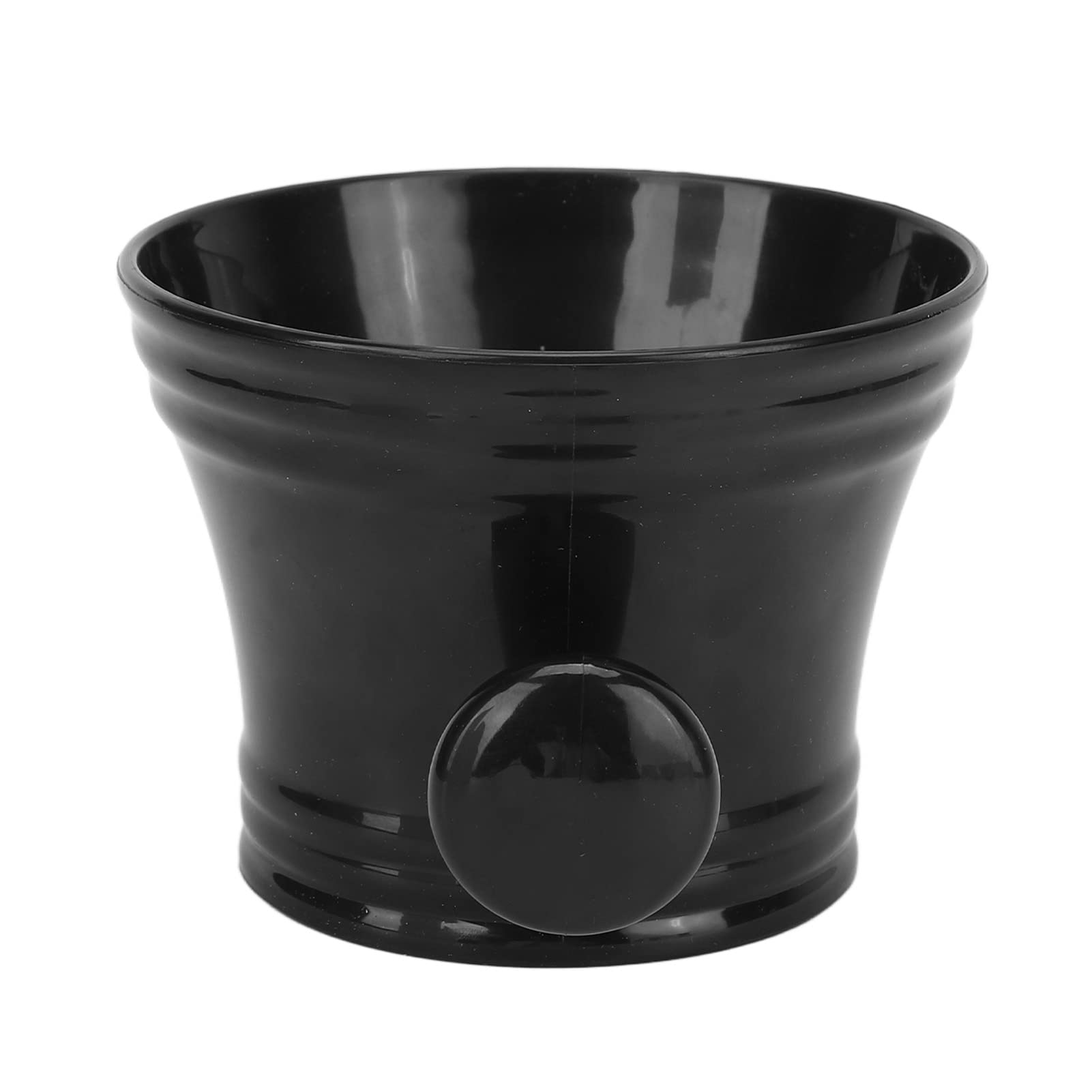 Premium Black Shaving Soap Mug - Classic Barber Bowl for Men's Wet Shaving, Travel-Friendly & Durable - Perfect for Home Grooming, Barbershops & Travel Essentials