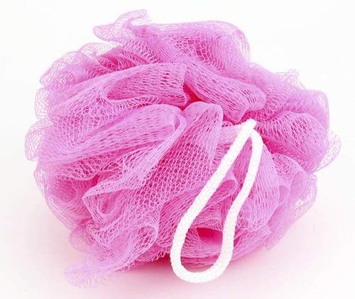 BS NATURAL Body Back Scrubber Bath Brush - Exfoliating Loofah for Dead Skin Removal - Long Handle Round Shower Brush for Deep Cleansing (Perfect for Hard-to-Reach Areas & Spa-Like Exfoliation at Home)