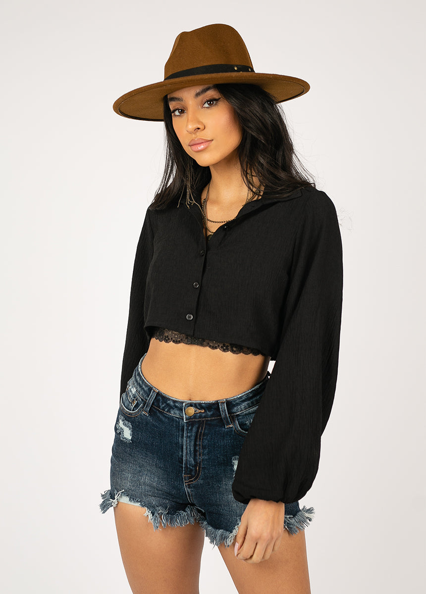 Hyacinth Denim Shorts in Indigo - Women's High Waisted Distressed Denim Shorts for Summer | Perfect for Casual Outfits, Beach Trips & Music Festivals