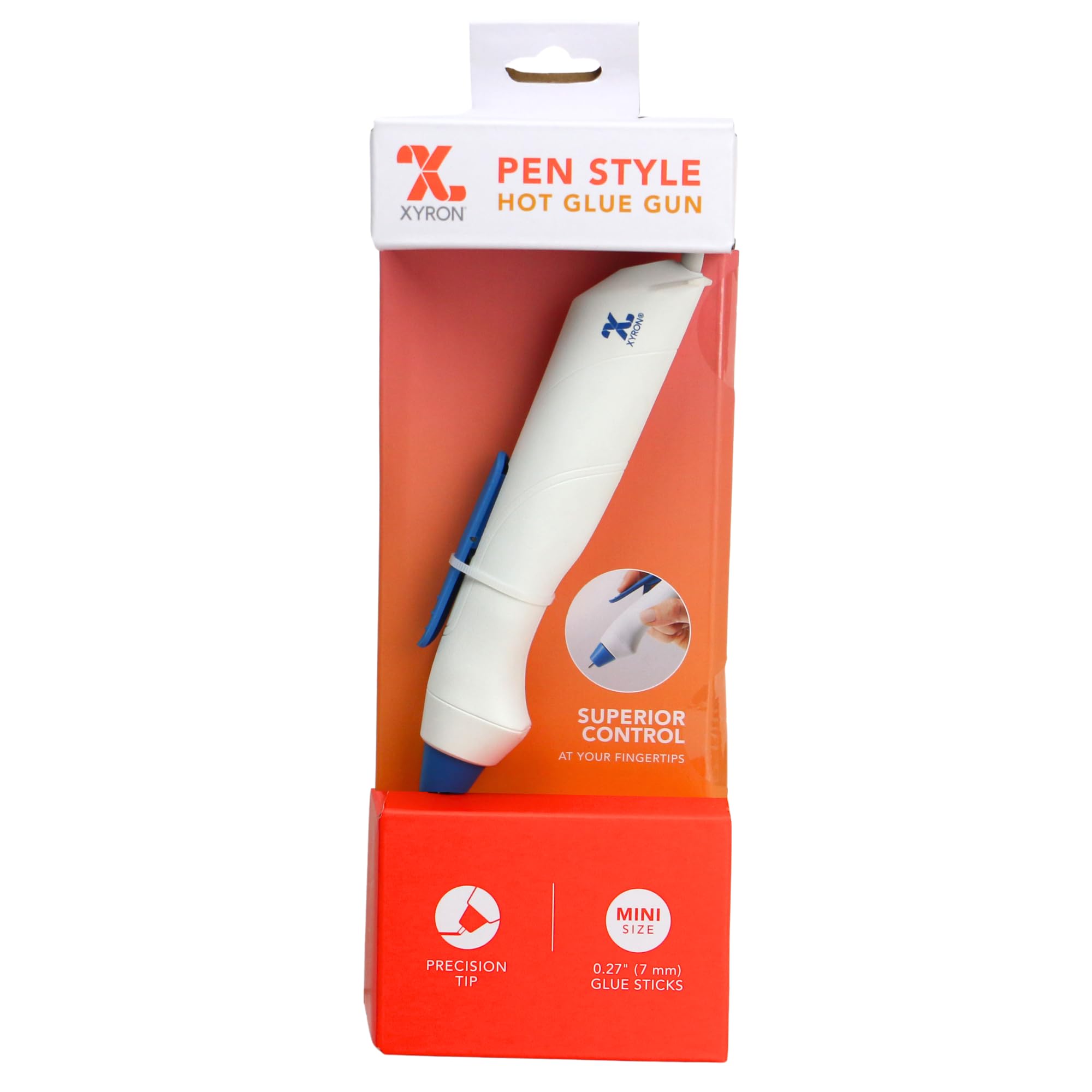 Xyron Mini Hot Glue Gun Pen for DIY Crafts - Lightweight & Ergonomic Design with 10 Mini 4