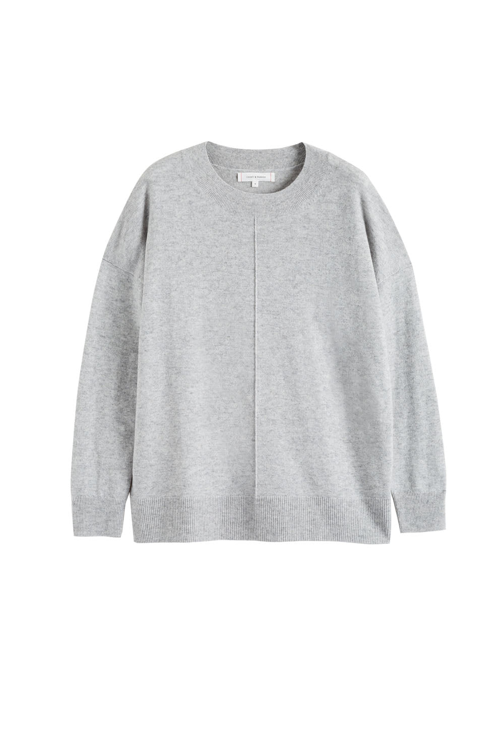 Light Grey Wool Cashmere Oversized Slouchy Sweater for Women - Soft & Cozy Winter Pullover for Casual Outfits & Lounge Wear