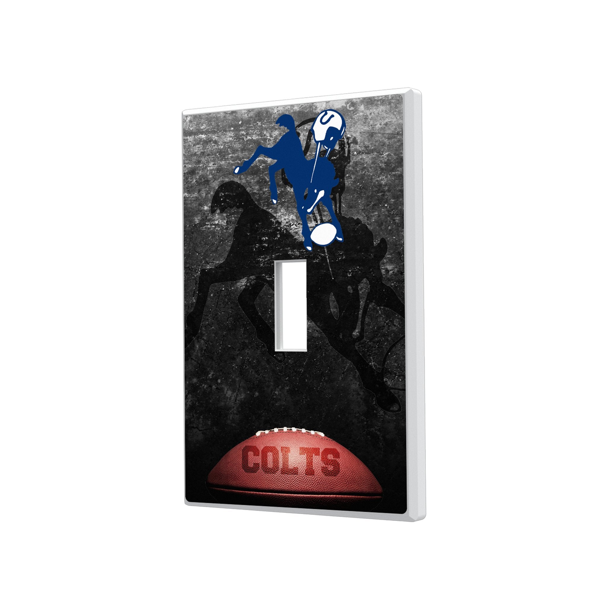 Vintage Baltimore Colts 1946 Historic Collection Light Switch Cover - Hidden Screw Design for NFL Fans | Perfect for Man Cave, Sports Bar & Game Room Decor